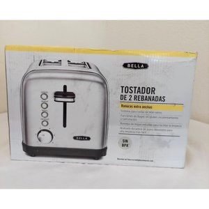Bella Pro Series - 2-Slice Digital Touchscreen Toaster - Stainless Steel